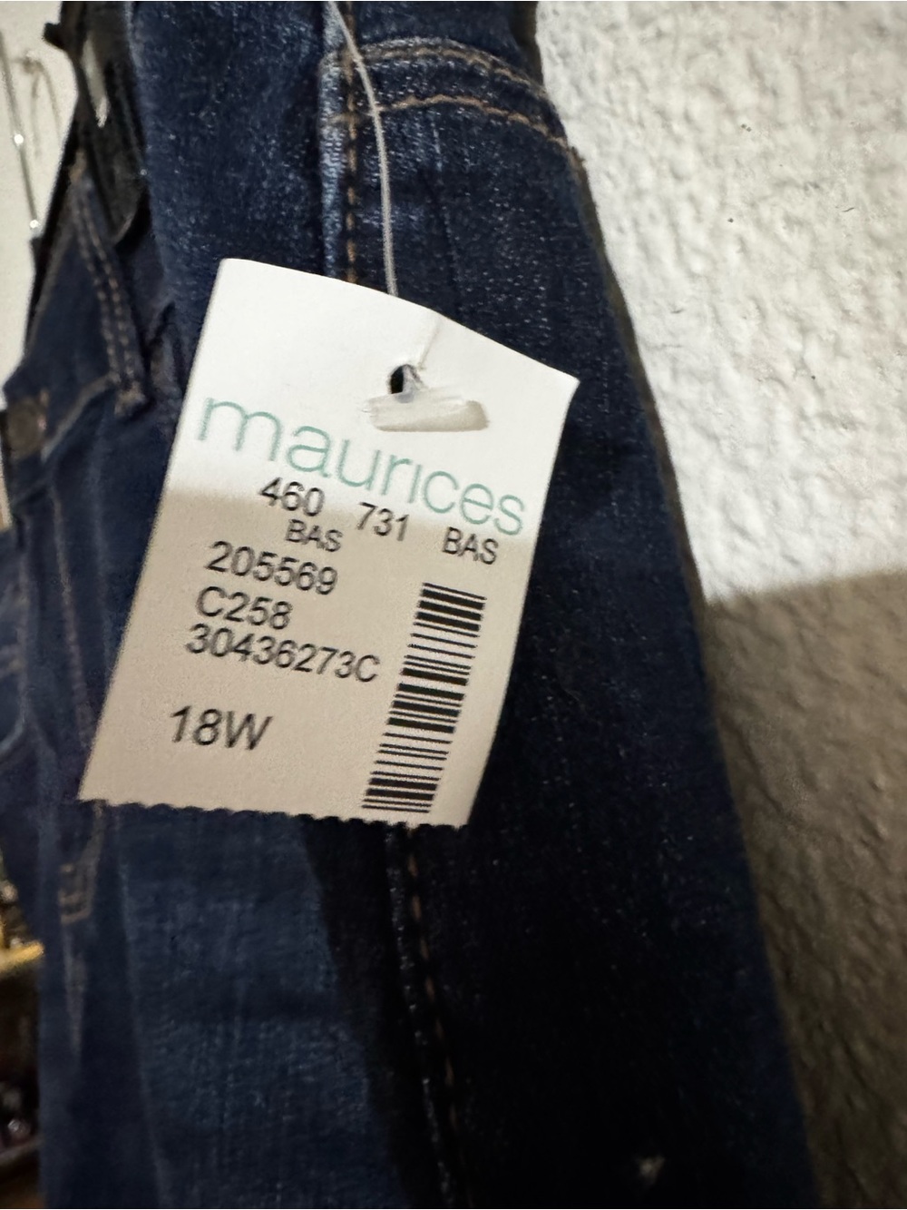 Dark Indigo Denim Women's Shorts - Classic Casual Maurices - Picture 2 of 5